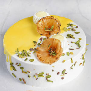 Pineapple Eggless Cake