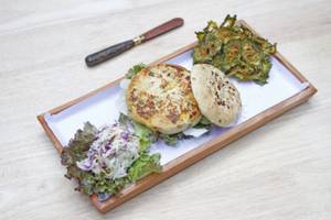 Organic Falafel Shwaema Burger