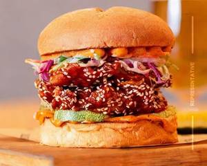 Korean Fried Chicken Burger