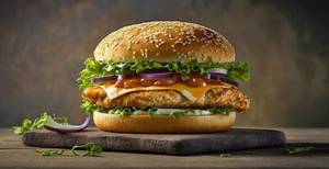 Spicy Paneer Burger