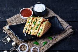 Paneer vegetable cheese sandwich                                                                 