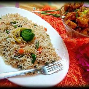 Veg Manchurian Fried Rice