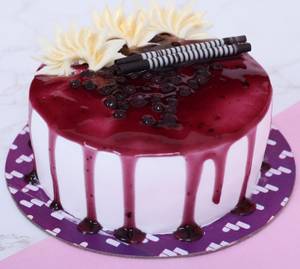 Vanilla Blue Berry Cake