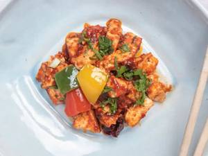 Cottage Cheese, Bell Peppers & Scallions In Tsingoi Sauce (semi-dry) 