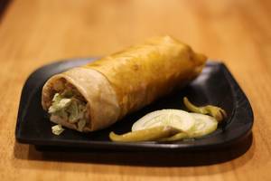 Mexican Rumali Chicken Shawarma Whole meat cheese Roll
