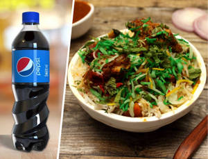 Chicken Hyderabadi Biryani + Pepsi 600 Ml