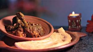 Dosai + Chicken Kulambu