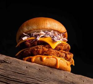 Crispy Chicken Double Patty Burger