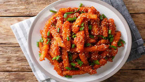 Honey Chilli Potato