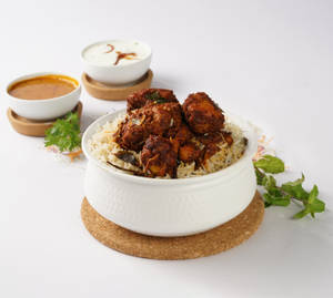 Chicken Fry Biryani [boneless]