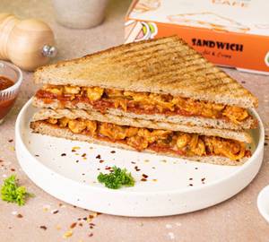 Chicken schezwan sandwich