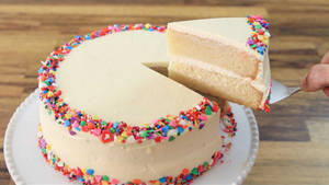 Eggless Vanilla Cake [ 450 Grams ]