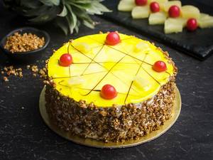 Pineapple Nougat Cake