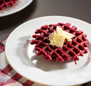 Red velvet waffle