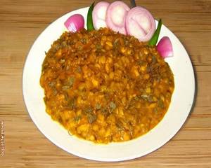 Egg chicken tadka