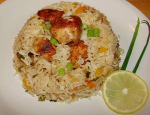 Fish Pepper Fried Rice
