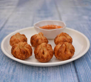 Veg Momos [Fried]