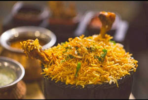Mughlai Chicken Biryani (boneless)