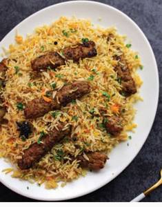 Mutton Seekh Biryani