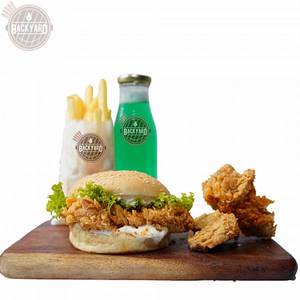 Crispy Chicken Burger Combo