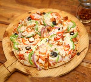 8" Regular Chicken Egg Pizza