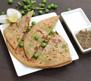 Green Peas Paratha