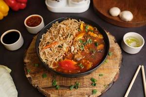 Chilly Mushroom Gravy + Fried Rice / Noodles