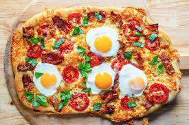 9" Egg Pizza