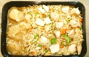 Chicken Fried Rice With Garlic Chicken 