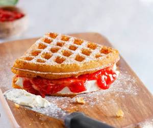 Strawberry Cream Cheese Waffle