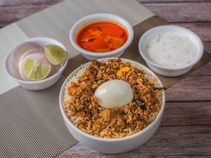 Mutton Keema Mughal Biryani