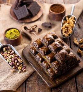 Cikolatali Baklava Ceviz Chocolate Walnut