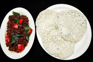 Pothu (buff) Roast With Porotta (3 Pcs)