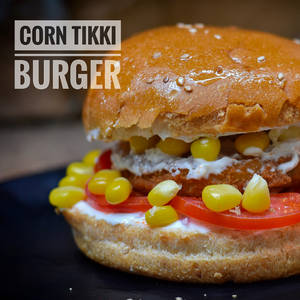 Corn Tikki Burger