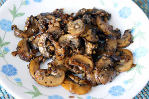 Mushroom Pepper Fry