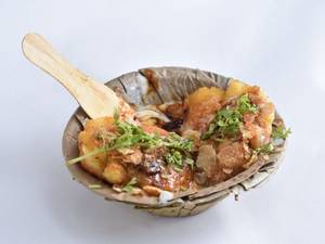 Aloo Tikki Chaat (1 Plate)
