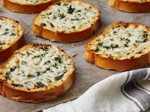 Cheese Garlic Butter Open Toast