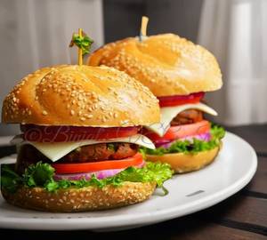 2 Cheese Chicken Burgers 