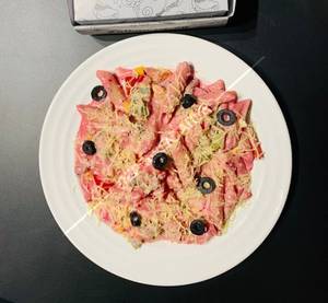 Pink sauce pasta