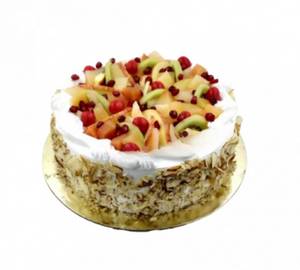 Almond fresh fruit cake [500 grams]                                            