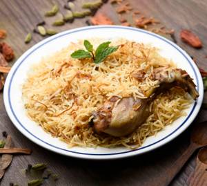 Hyderabadi chicken biryani