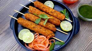 Seekh kababs
