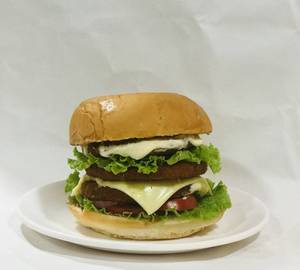 Veg Jumbo Double Cheese Burger