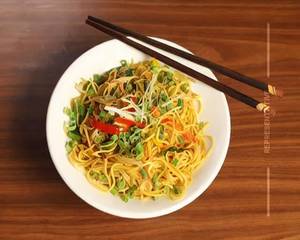 Veg Chilli Garlic Chowmien 