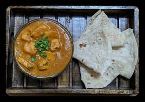 Paneer Butter Masala and Rumali Roti (3 Pcs)