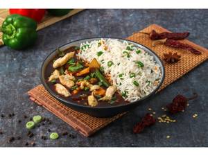 Chicken Chilli Rice (With Gravy)