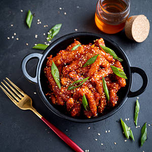 Honey Chilli Potatoes