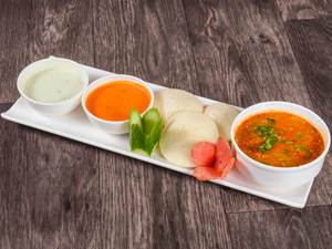 Idli Sambar (3 pc)