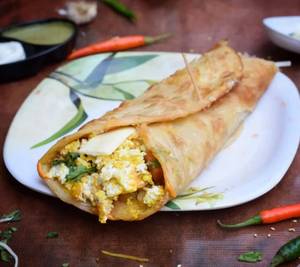 Paneer Bhurji Roll