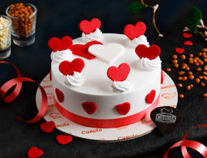Valentine's Special Love One Butterscotch Cake (500 Gms)